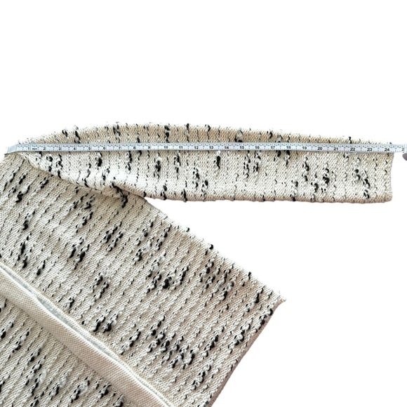 PIAZZA SEMPIONE Cardigan Sweater Lady Jacket Cream & Black Textured Knit Size 42 - Picture 8 of 8